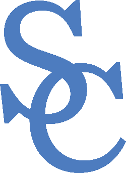 SC blue logo mark